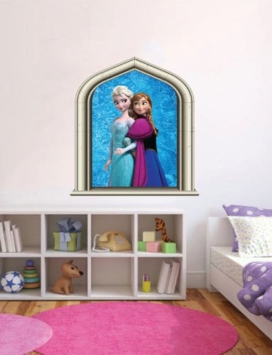 frozen wall sticker window