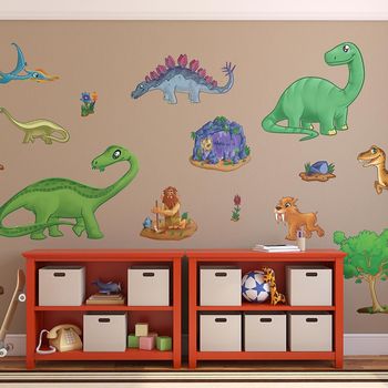 dinosaur wall sticker selection