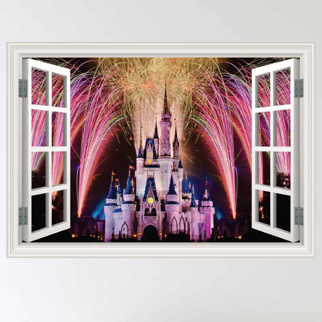 disney castle wall sticker