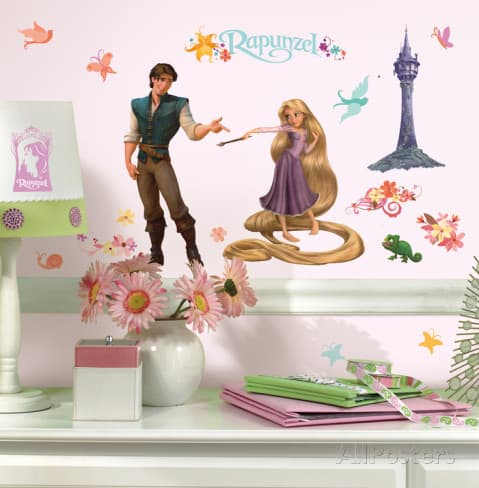 tangled wall sticker