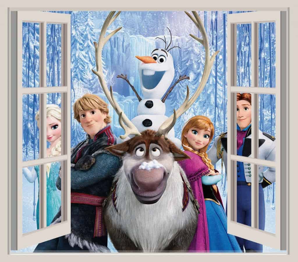 Frozen wall deals sticker