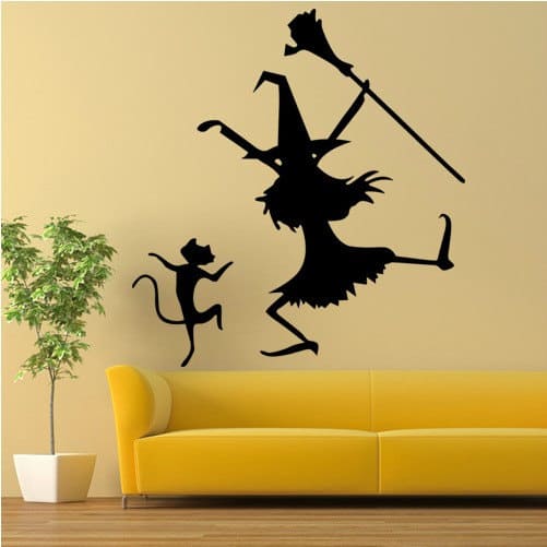 witch wall sticker