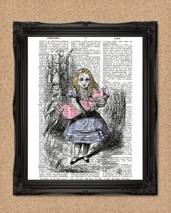 Modern Nursery Art - Alice In Wonderland!