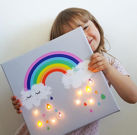 rainbow wall art