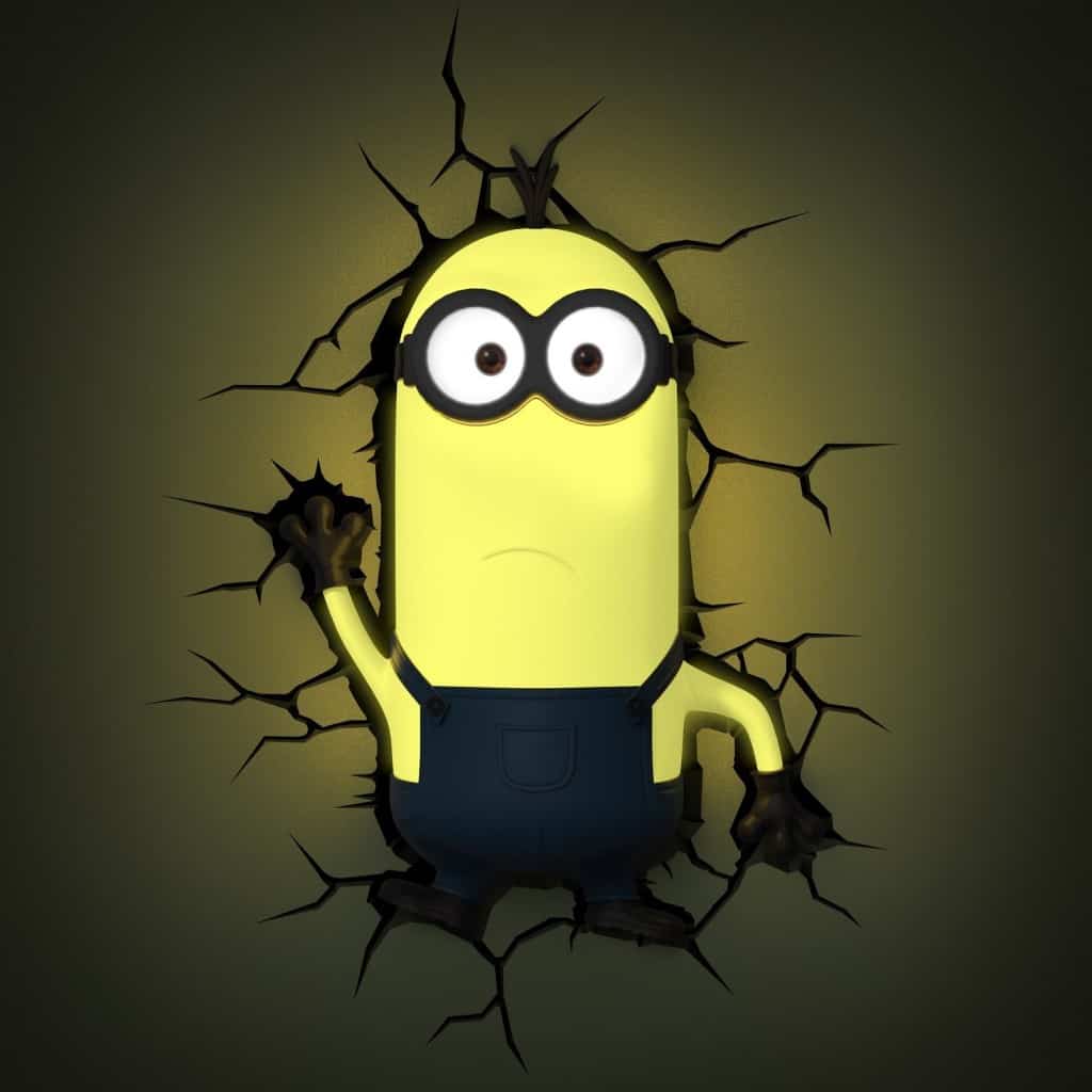 Minions 3d wall light for kids!