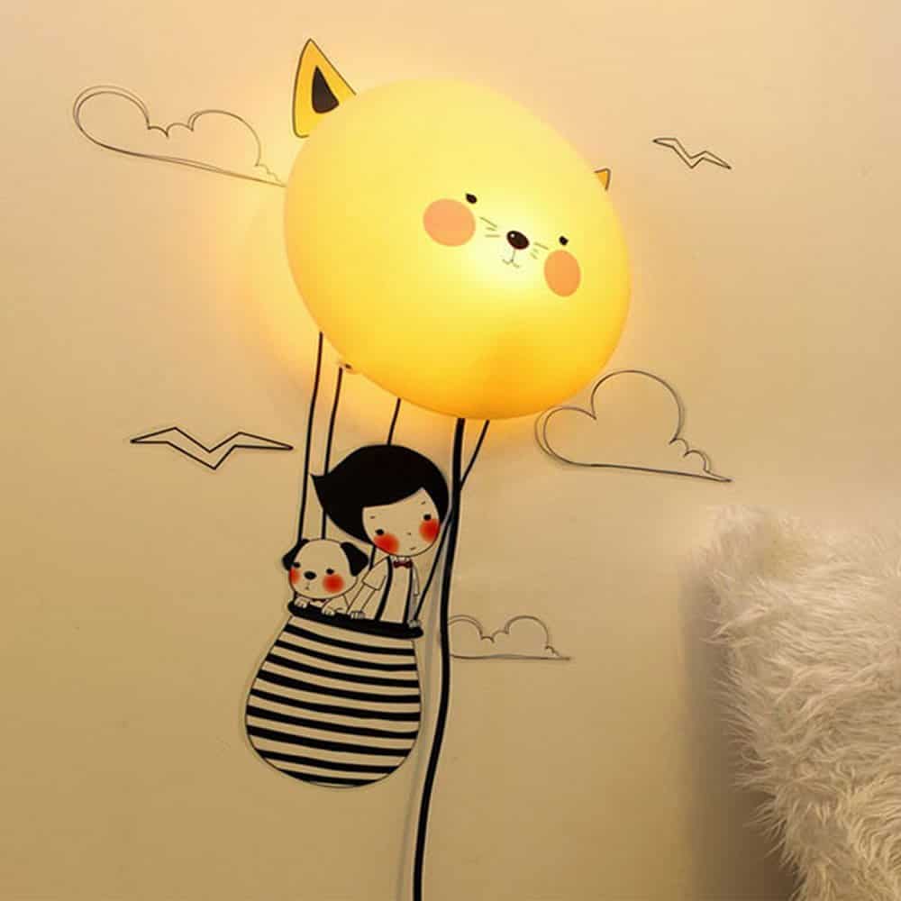 3D balloon wall light for kids!