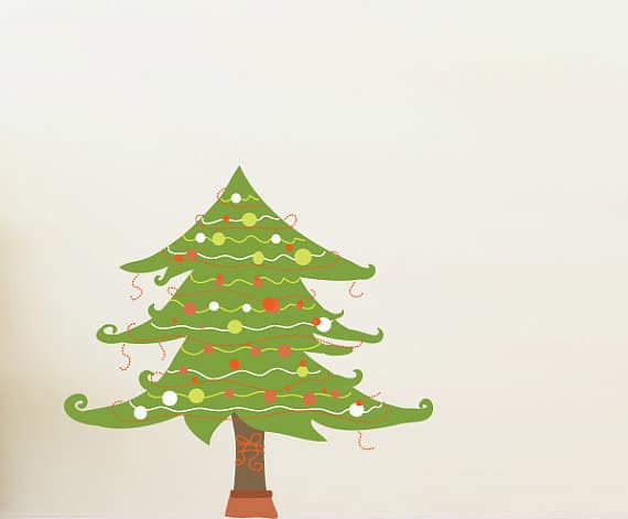 christmas wall sticker