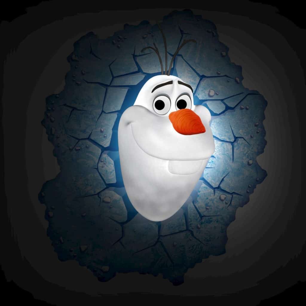 Olaf 3D Wall Light Frozen Disney!