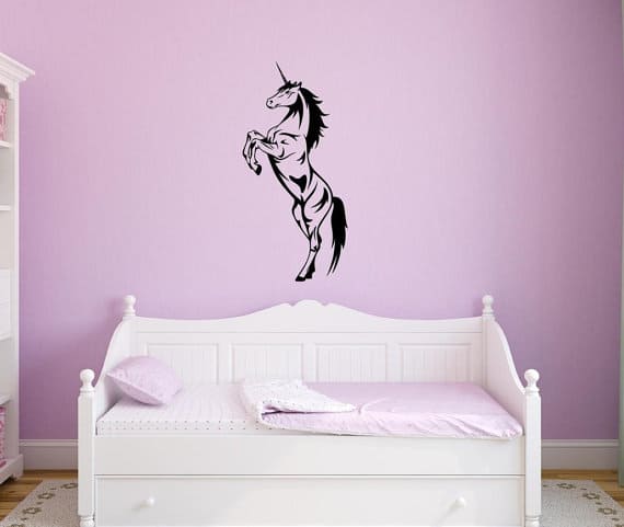 unicorn wall art sticker