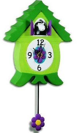 Cuckoo Clock, Cow character, wall clock