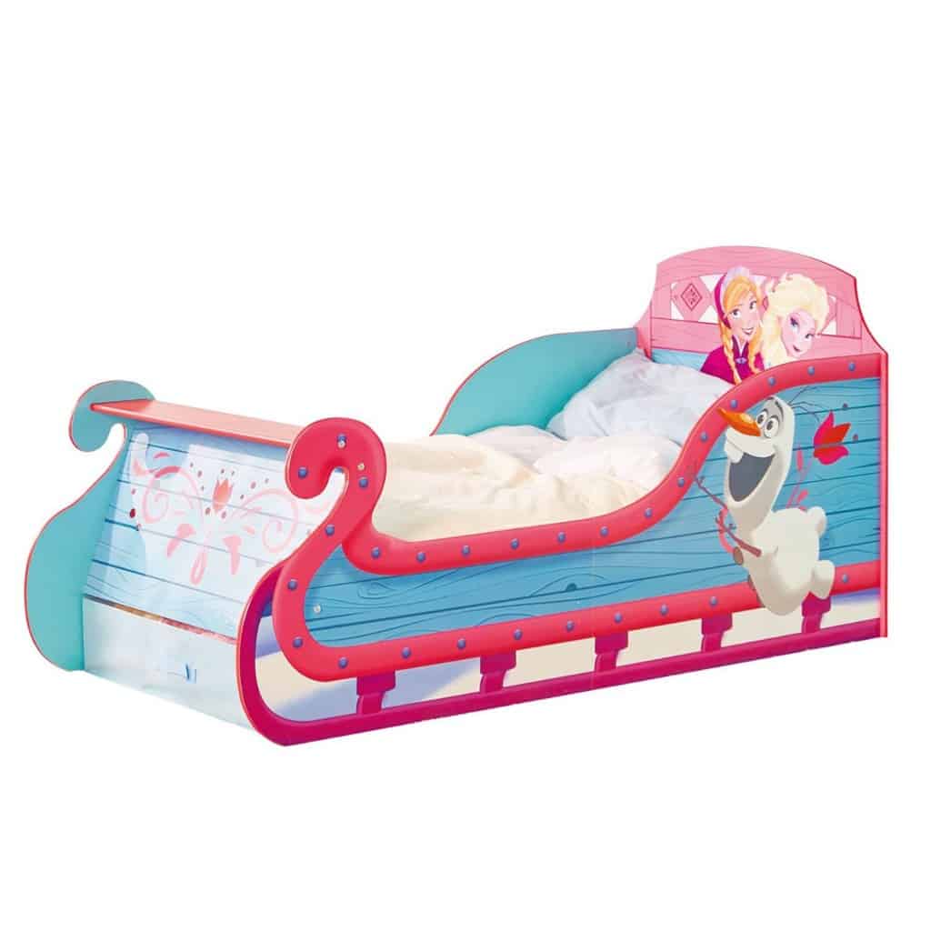 Frozen sleigh bed