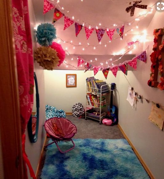 Fairy lights kids store room