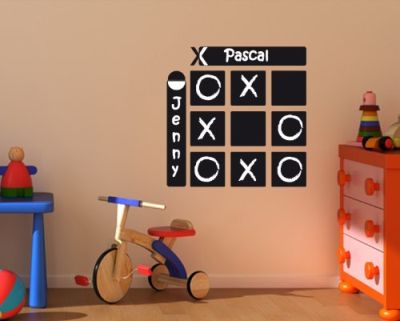 tic tac toe wall sticker