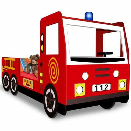 fire truck kids bed