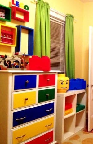 Boys lego room hot sale