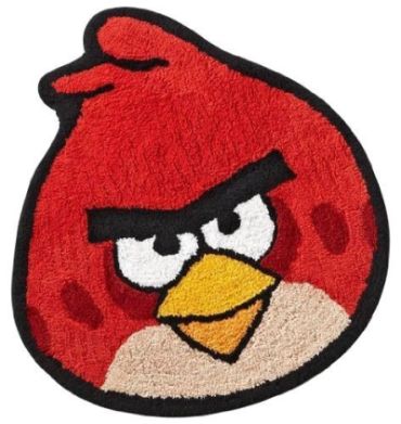 angry birds rug