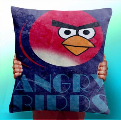 angry birds cushion