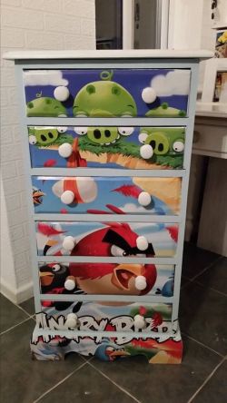 angry birds drawers