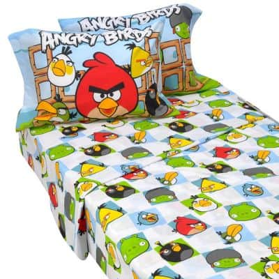 anrgy birds duvet set