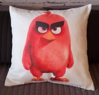 angry birds red cushion