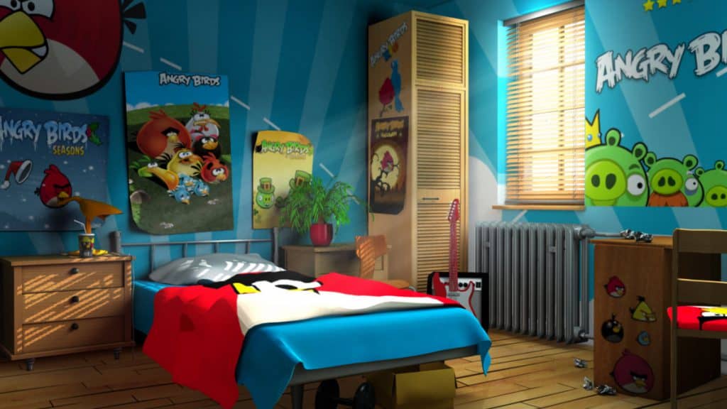 angry birds room