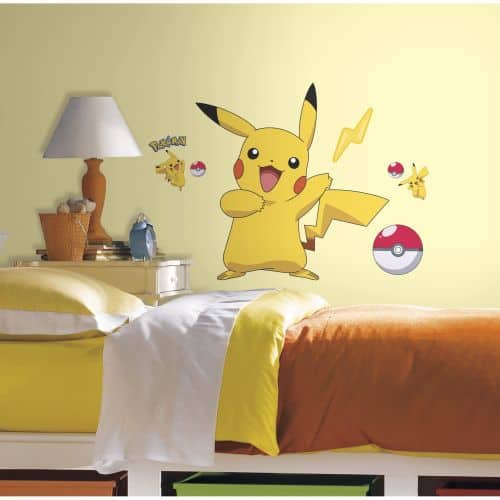 pokemon wall sticker pikachu