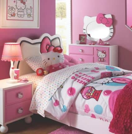 Hello Kitty Bedroom Ideas Meow