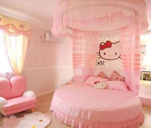 Hello Kitty Bedroom Ideas! Meow! - Wall Art Kids