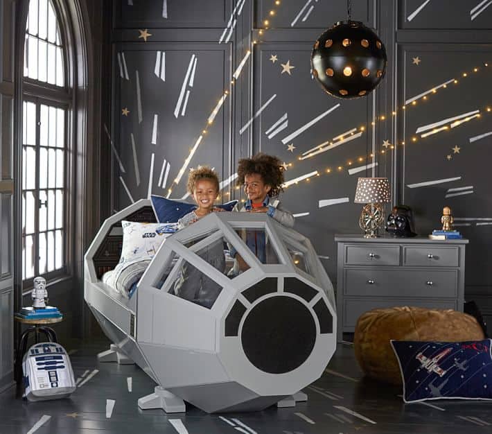 star wars bed space themed bedroom