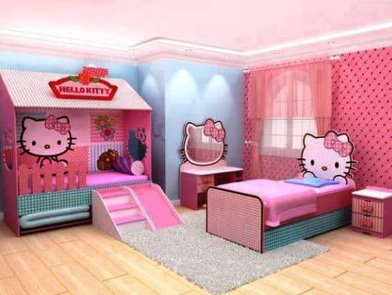 hello kitty bed tent