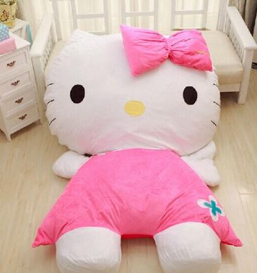 Extra Large Hello Kitty sofa bed sleeping bag!