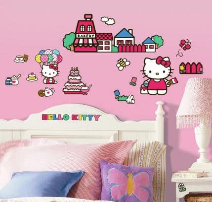 Hello Kitty Wall Sticker Set!