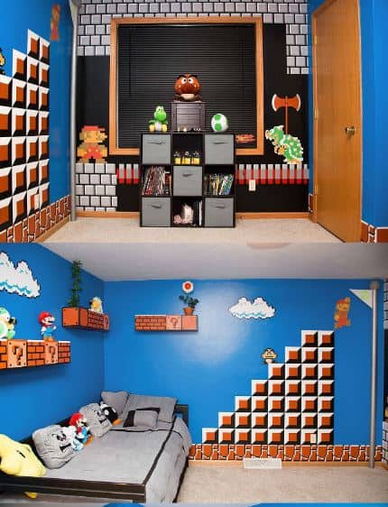 Super Mario Bedroom Decor