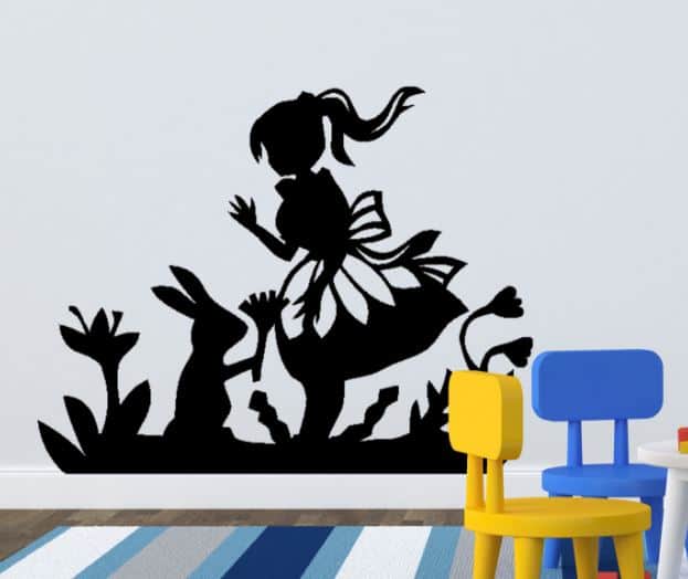 alice in wonderland wall decal