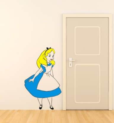 Alice In Wonderland Cartoon Home Room Wall Sticker Vinyl Art Decals Decor