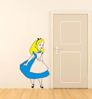 alice in wonderland wall sticker