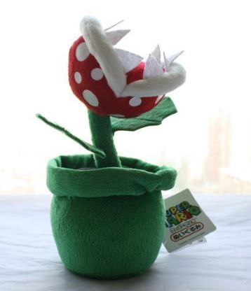 mario bros plant plush