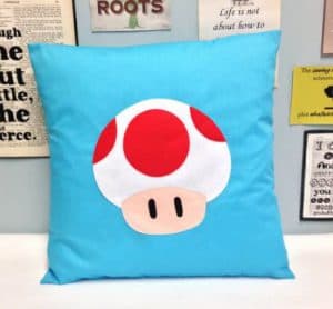 mario mushroom cushion