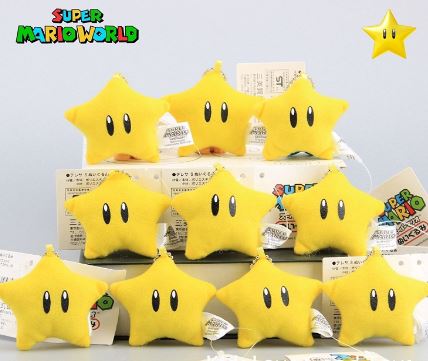 mario bros star selection plush toys!