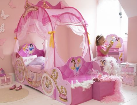 Little girls princess store bedroom