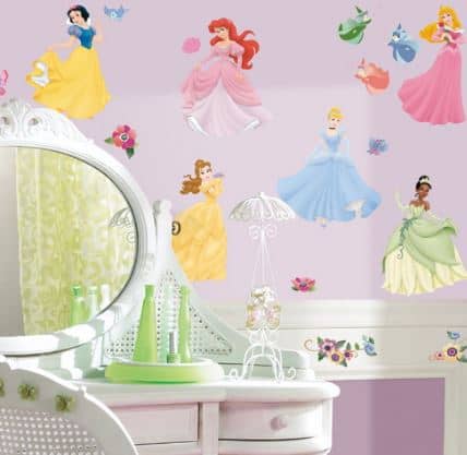 princess wall sticker selection