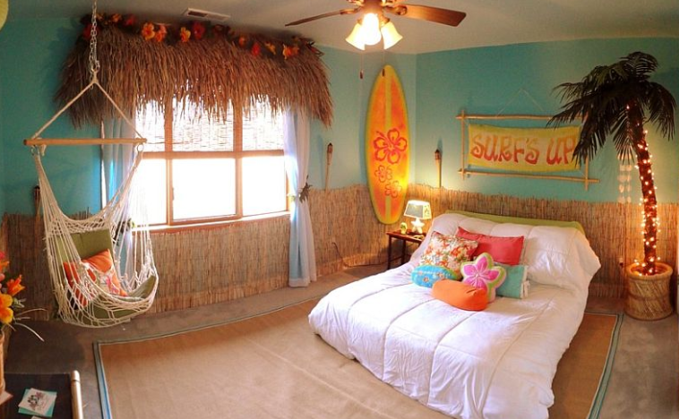 beach theme bedroom decor