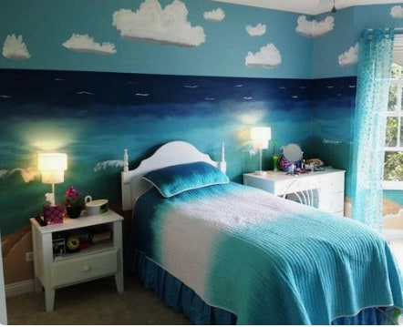 beach themed bedroom ideas, beach themed room decor.