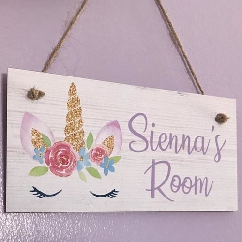 Unicorn Sign For Bedrooms!
