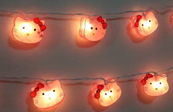 hello kitty string lights